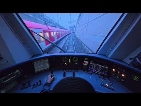 Führerstandsmitnahme S-Bahn München S4 Ostbahnhof - Geltendorf BR423 11.02.2025