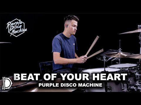 Beat Of Your Heart  - Purple Disco Machine, ÁSDÍS  | Drum Cover
