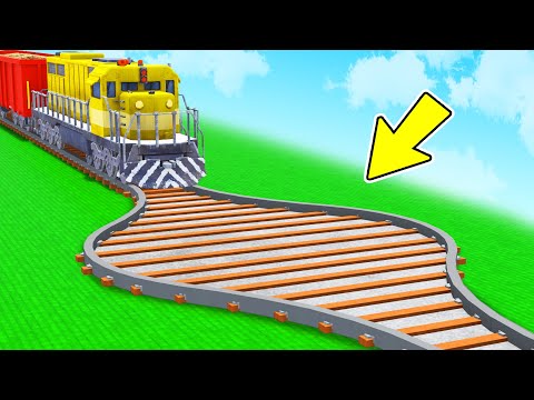 TRAINS vs WIDE RAILS in Teardown