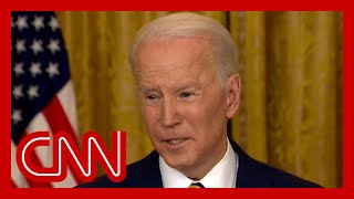 President Biden makes prediction about Putin and Ukraine - full press conference