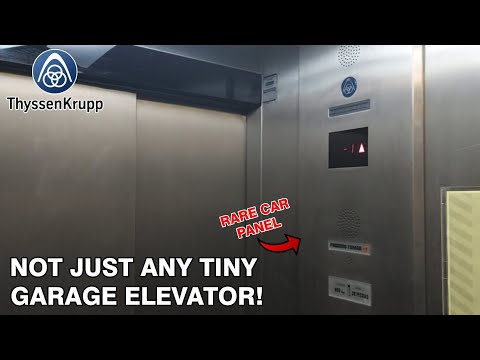 Rare COP - Tiny ThyssenKrupp Expert XXI MRL Traction Elevator - YAY Grocery (East Store) - GO, BR