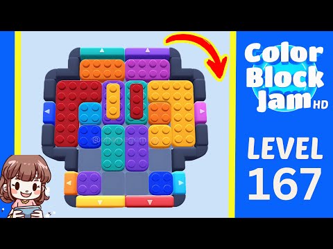 Color Block Jam Level 167 Solution Walkthrough