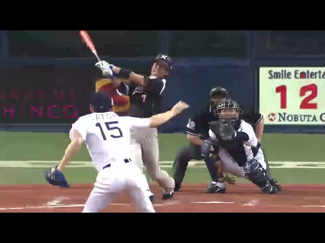 【8回表】打棒覚醒!? マリーンズ・鈴木 勝ち越しの3号弾!! 2016/4/1 Bs-M