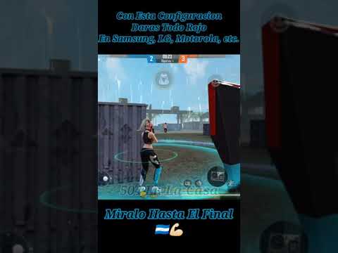 Mejor Configuración Para FREE FIRE || Lorenzo FF (LG V50 ThinQ)
