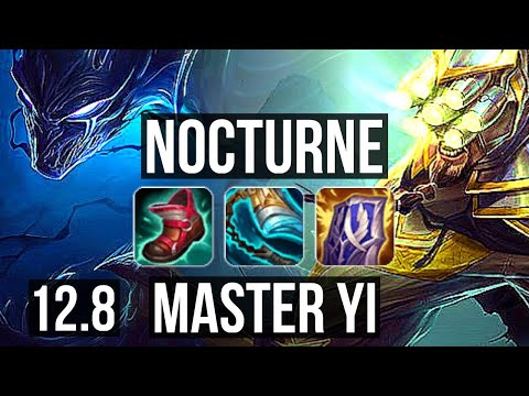 NOCTURNE vs MASTER YI (JNG) | 9/1/10, Rank 7 Nocturne, Legendary | KR Challenger | 12.8