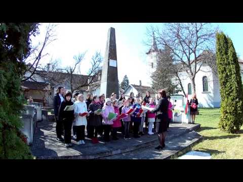 Március 15-i ünnepség - Piski, Dél-Erdély