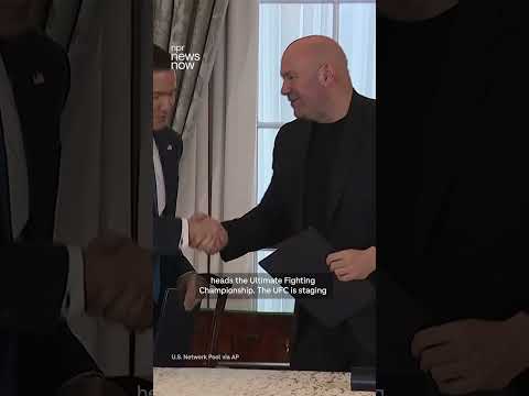 UFC cage fighting event comes to the White House South Lawn this weekend