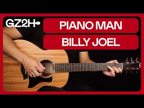 Piano Man Guitar Tutorial Billy Joel Guitar Lesson |Easy Chords + Strumming|