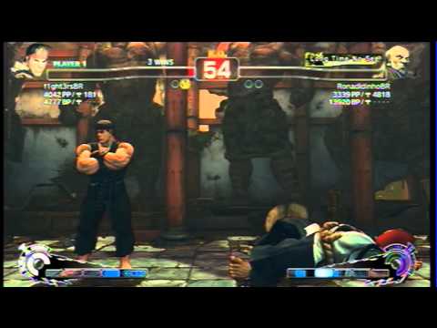 GR| Breno f1ght3rs (Ryu) vs RonadldinhoBR (Gouken) Casuais 11 lutas, Xbox Live SSF4