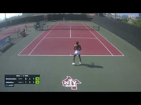 Esther Adeshina v Smetannikov Daria - TENN v TAMU - 12.5.23 (3°set)