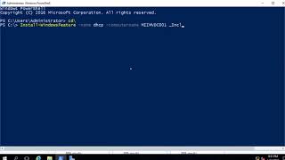 Using PowerShell Command Install-WindowsFeature to Install Server Roles onto Multiple Servers