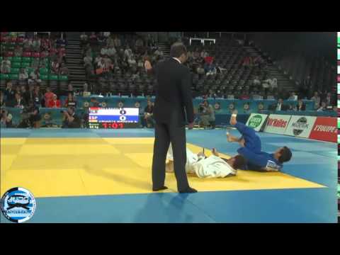 European Judo Championships Montpellier 2014 Bronze -66kg SHERSHAN (BLR) - URIARTE (ESP)
