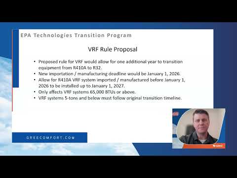 EPA Update: New Deadline for VRF Systems as We Transition ...