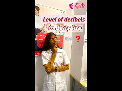 Levels of decibels (dB) in daily life? Let our 20dB Digisound audiologist tell you!