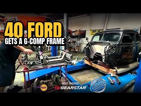 40 Ford Gets Speedway Motors G-Comp X Frame