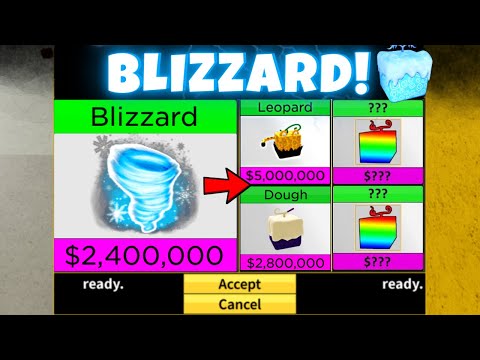 What People Trade For Blizzard? Trading Blizzard in Blox Fruits *UPDATED*