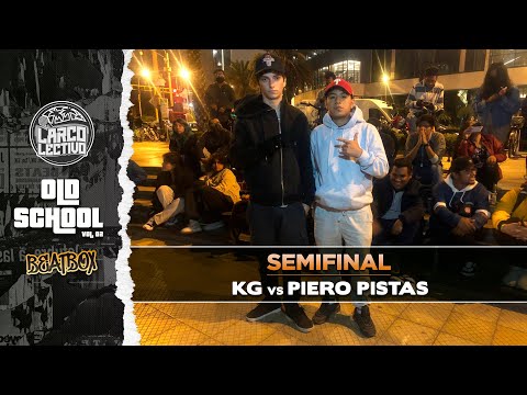 🔥(BATALLÓN) KG vs PIERO PISTAS - SEMIFINAL | LARCOLECTIVO: OLD SCHOOL - VOL.02 #BEATBOX #FREESTYLE