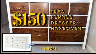 HOW TO MAKEOVER IKEA HEMNES DRESSER FOR $150 | RIAH HOPE