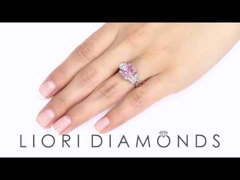 FD-681 - 5.68 Carat GIA Certified Fancy Intense Pink Diamond Engagement Ring in Platinum