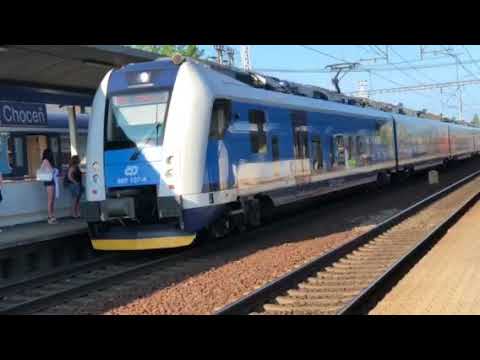 Česke dráhy Regio Nova and fast train