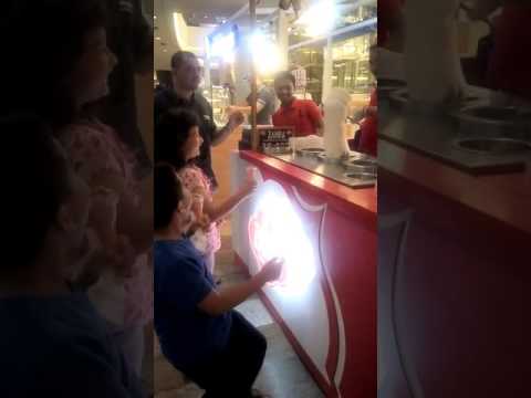 Fahmi yasmi with ice cream turki