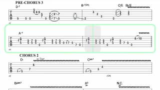 STEVE LUKATHER ● Brody's [ Isolated Guitar 1 + TAB ]