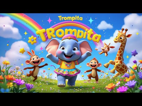 El Elefante Trompita - Canciones Infantiles | Spanish kids song | Nursery rhyme for kids in Spanish