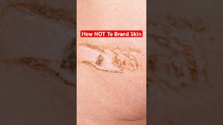 This Branding Iron Was WAY Too Hot #shorts #funny #comedy