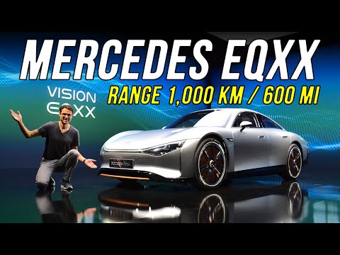 The next Mercedes EV with 1000 km 600 miles range! Mercedes EQXX REVEAL