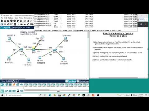 CCNA Lab: Flackbox Lab 12 – VLAN and Inter-VLAN Routing Configuration