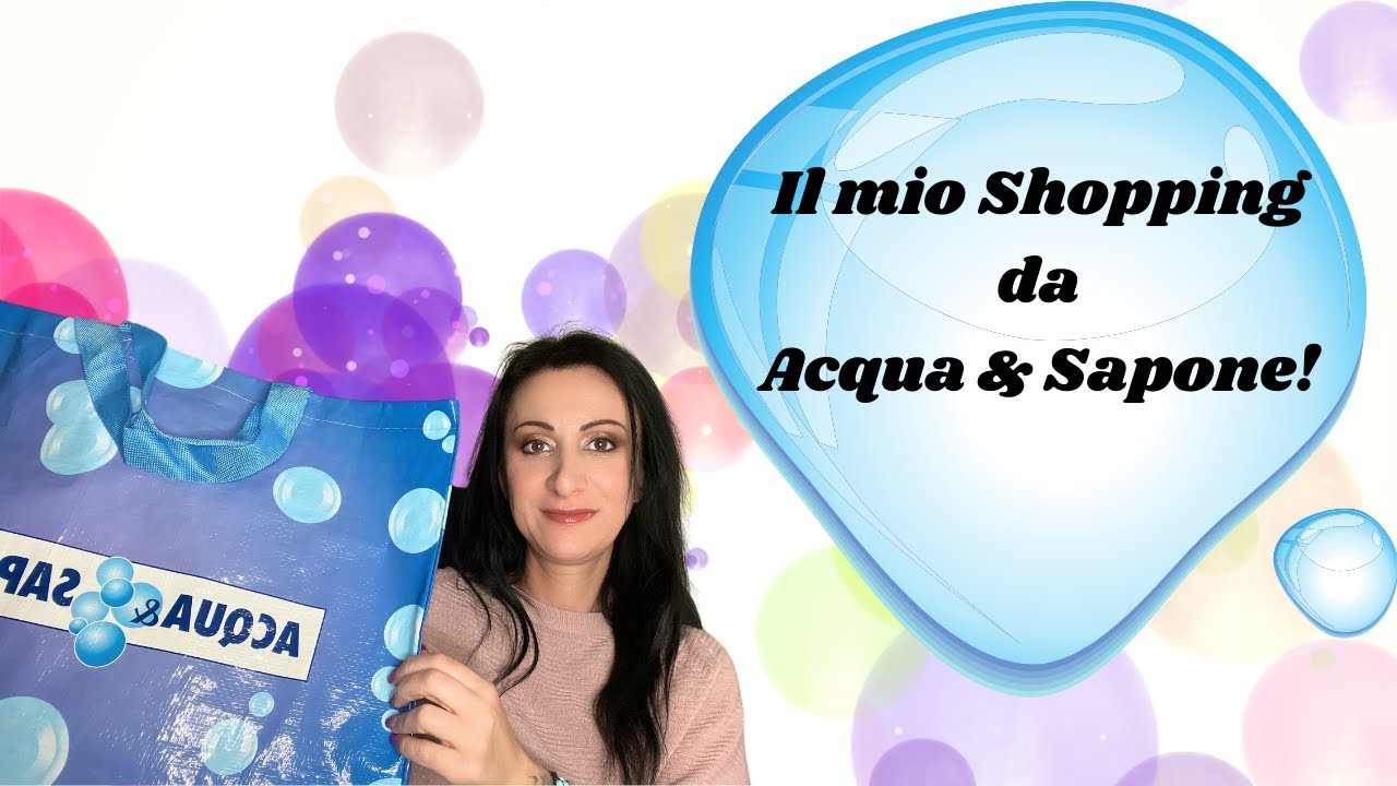 HAUL DA ACQUA & SAPONE !  - detersivi, maschere, profumatori