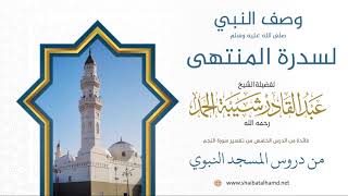 صورة 74. وصف النبي صلى الله عليه وسلم لسدرة المنتهى - الشيخ عبدالقادر شيبة الحمد رحمه الله