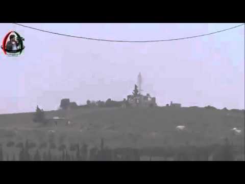 تقوم كتيبة مدفعية سجيل بدك كتيبة المجاورة لجمرك درعا القديم مساندة لعناصر لواء تحرير حوران