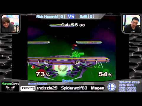 JMU Game Day Tournament [Melee Low Tiers Winners Semis] Nick Hazard(Mario/Young Link) vs floW (G&W)