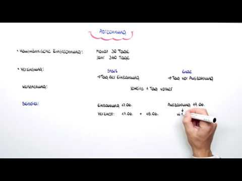 Abrechnung von Konten