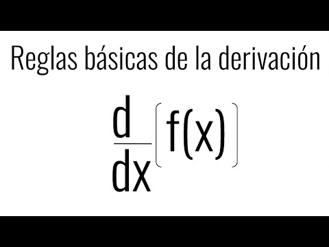 REGLAS BÁSICAS DE LA DERIVACIÓN DE FUNCIONES. Aprender a derivar desde cero