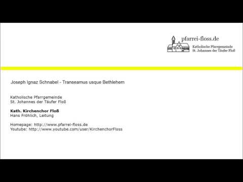 Joseph Schnabel - Transeamus usque Bethlehem