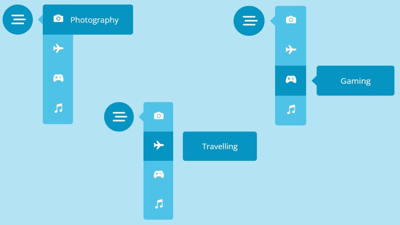 Simple DropDown Menu UI Design  Collections Using HTML CSS and Jquery || DropDown Menu