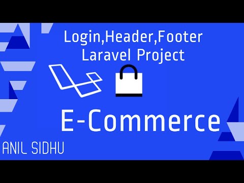 Laravel E commerce Project 3 Login Footer Header