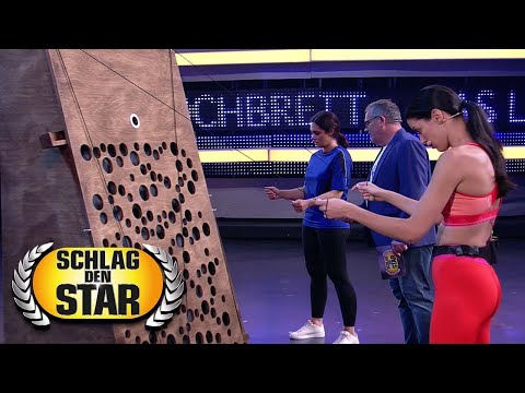 Mit einer Kugel zu 100.000 Euro! | Rebecca Mir vs. Nilam Farooq | Stechen | Schlag den Star