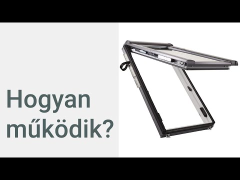 ROTO Designo WDC i8 Felnyíló-billenő elektromos műanyag tetőtéri ablak, hőszigetelő csomaggal