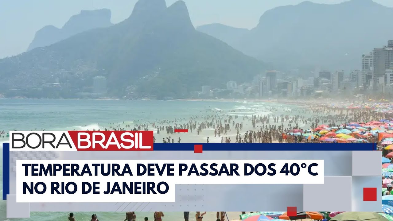 Onda de calor: previsão é da temperatura passar dos 40°C no RJ
