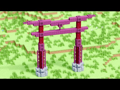 Minecraft | How To Build A Japanese Torii Gate