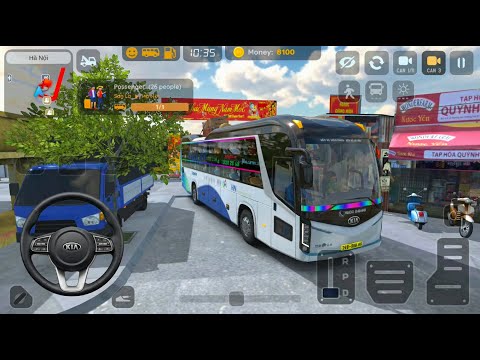 Coach Bus Simulator Vietnam #1 | Kia Granbird Bus Take Passengers to Hà Nội