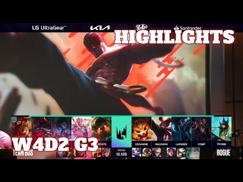 BDS vs RGE - Highlights | Week 4 Day 2 S12 LEC Summer 2022 | Team BDS vs Rogue W4D2