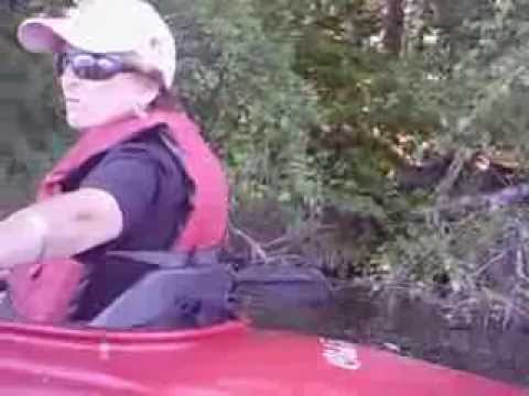 Bass Fishing in Maine in Webber Pond in Kayaks 2013 0001