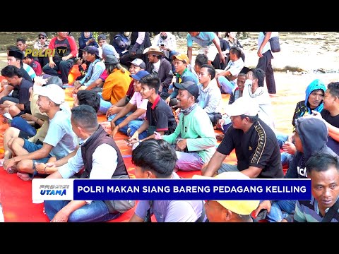 KAPOLDA METRO JAYA SALURKAN BANSOS &amp; MAKAN BERSAMA PEDAGANG KOPI KELILING