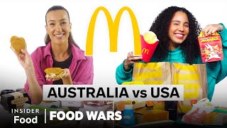 US vs Australia McDonald’s | Food Wars | Insider Food