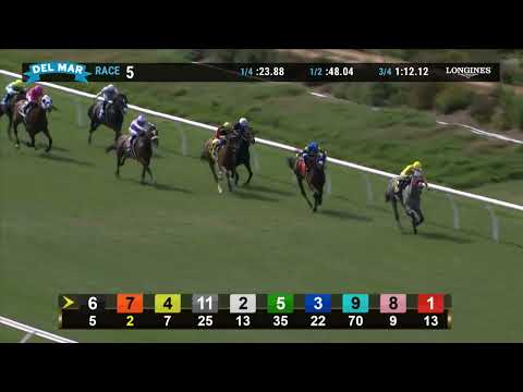 Mo Them Down wins race 5 at Del Mar 7/30/22