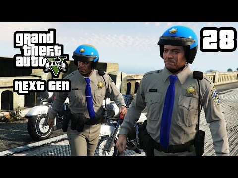 GTA 5 Next Gen Walkthrough Part 28 - Xbox One / PS4 - I FOUGHT THE LAW - Grand Theft Auto 5